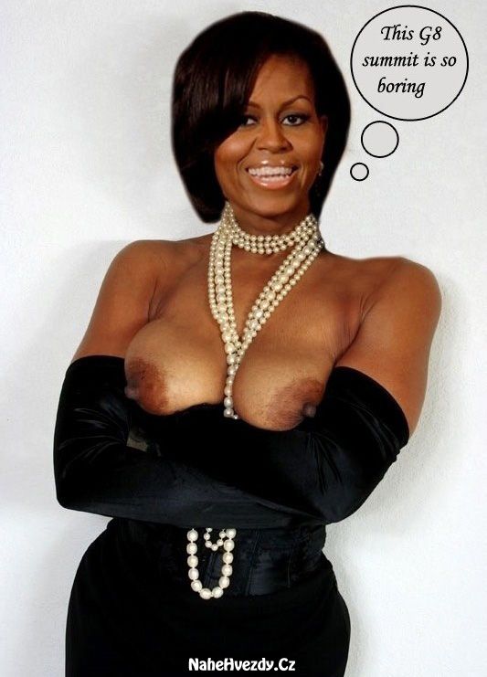 Nahá Michelle Obama. Fotka - 10